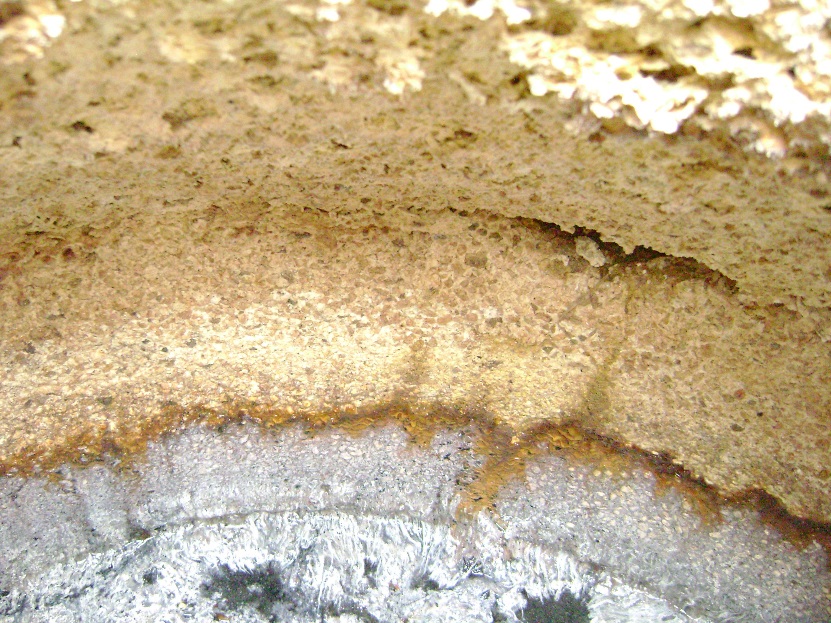 Sulphur Compounds on Miami Dade Manhole Wall